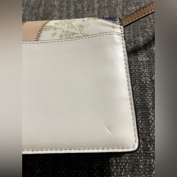 Foldover Crossbody Clutch With Signature Canvas Patchwork - Picture 11 of 11